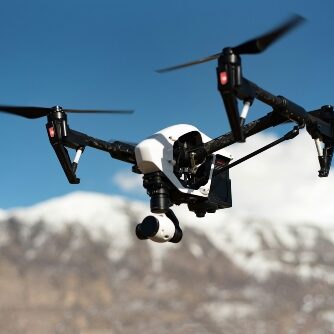 Autonomous transport, a flying drone.