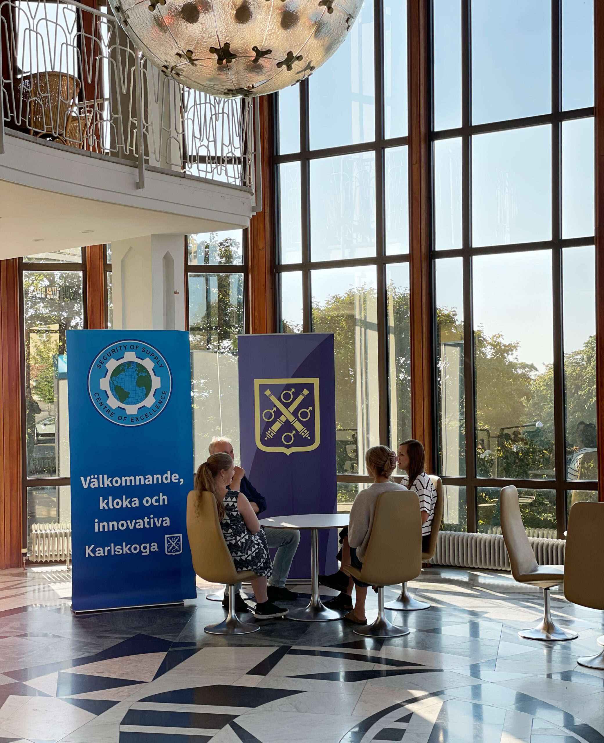 The Soscoe information corner in Karlskoga